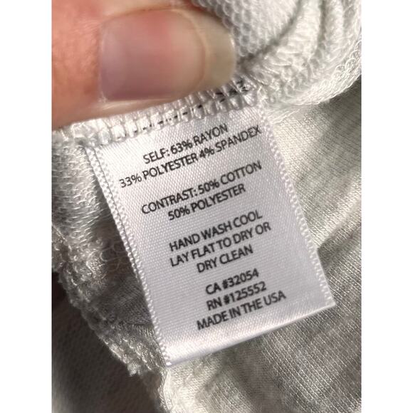 Anthropologie Dolan Women's Dolan Left Coast Lace Lantern Top Gray Cream Size XS - Picture 8 of 10